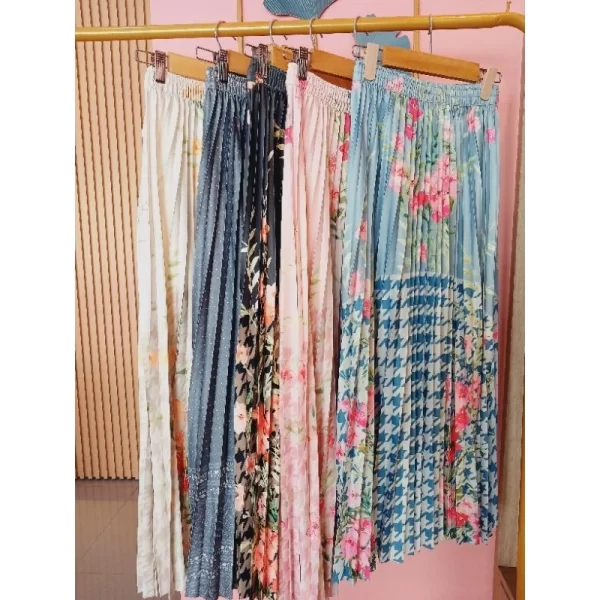 Rok plisket Thanie Premium
